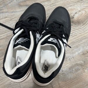 On Running Men's Black and White Sneakers